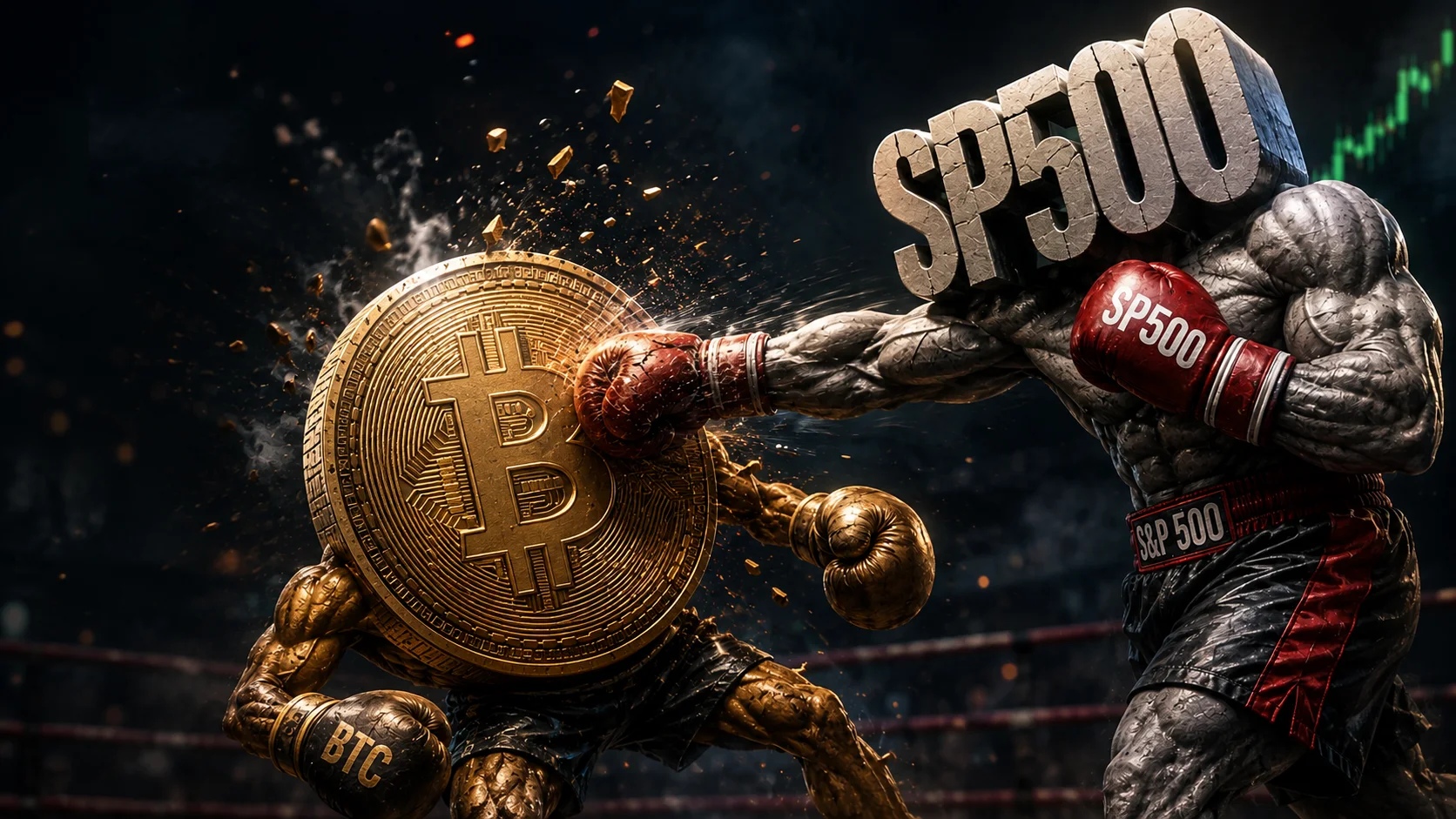 Copertina editoriale: Bitcoin -49% dal record mentre l’S&P 500 fa nuovi massimi: il mercato sta dicendo qualcosa